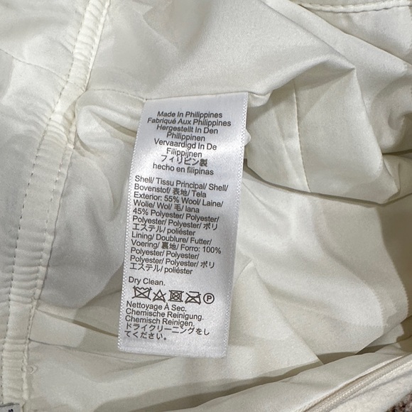 J. Crew White and Brown Plaid Pencil Skirt - Picture 5 of 5